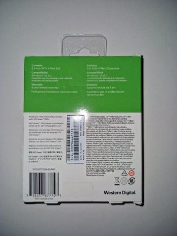 Western Digital WD Green SATA SSD 2TB - Computer - In, Nieuw