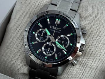Seiko - Chronograph - Zonder minimumprijs - SBTR011 - Heren