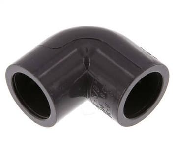 Raccord coudé PVC 90deg à emboîtement 16x23mm [10 Pièces], Verzenden