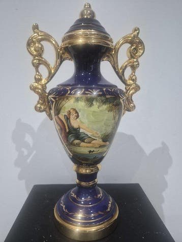 Vase - émaillée, Antiquités & Art