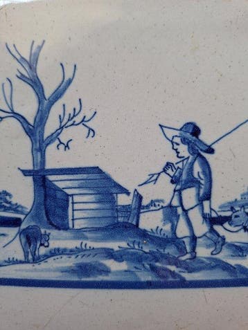 Antiek Tegel - Antiek - 1750-1800