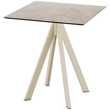 Inklapbare Tafel | INFINITY | HPL/RVS | Steenlook Blad |, Verzenden