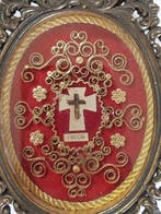 Relikwie - Brons, Glas, Hout, Papier - 1850-1900