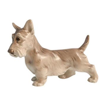 Dahl-Jensen Porcelainfabrik - Beeldje - Scottish terrier -