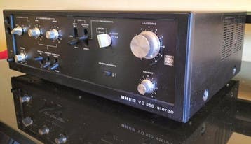 Uher - VG 850 Solid state stereo versterker, Nieuw