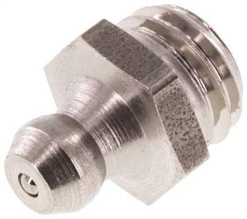 Graisser Droit Acier Inoxydable M10x1.5 DIN 71412 [2 Pièces], Bricolage & Construction, Verzenden