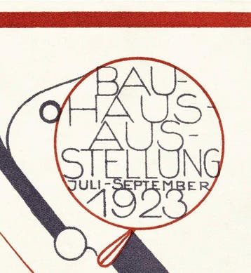 Oskar Schlemmer - “Bauhaus-Ausstellung, 1923”. (47 x 33 cm)