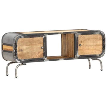 vidaXL Tv-meubel 110x30x42 cm massief mangohout, Verzenden, Nieuw