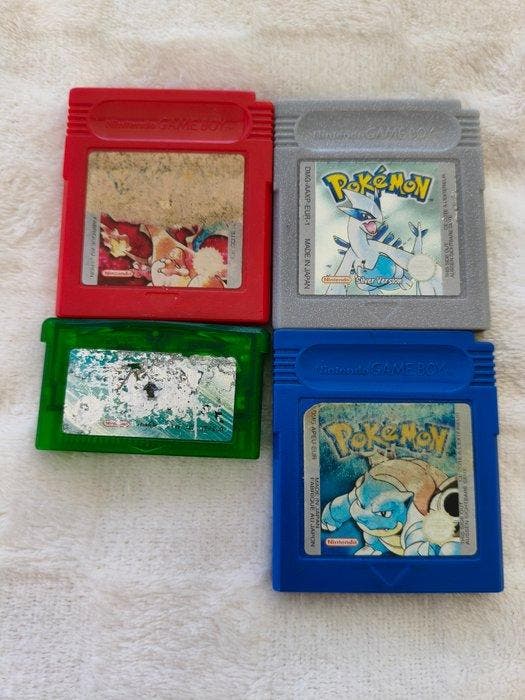 Nintendo - Gameboy Classic - Pokemon games x 4 - Videogame -, Consoles de jeu & Jeux vidéo, Consoles de jeu | Accessoires Autre