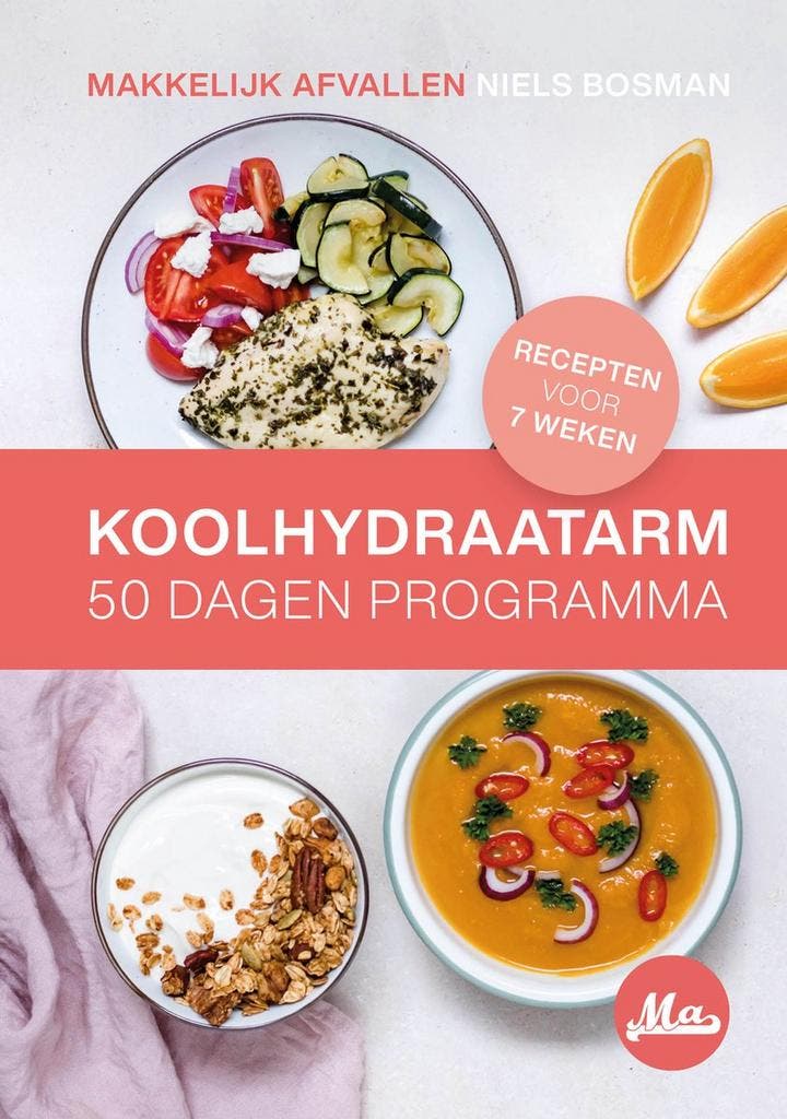 Koolhydraatarm 50 Dagen Programma >> Makkelijk Afvallen >>, Livres, Livres de cuisine, Envoi
