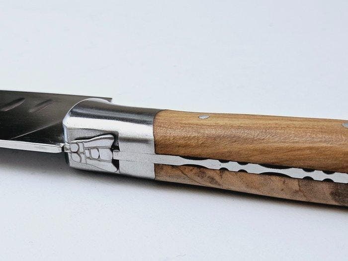 Laguiole - Santoku Knife - incl. Certificate and luxury gift, Antiquités & Art, Antiquités | Ustensiles de cuisine