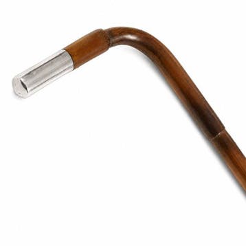 Wandelstok - Zilver, Hout