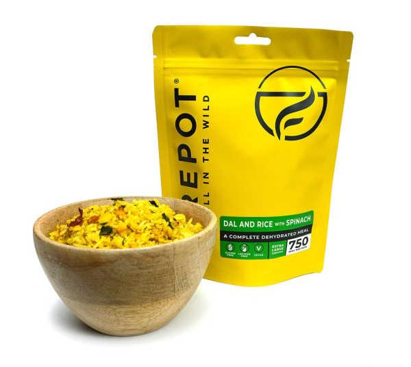 Dal en Rijst met Spinazie - XL 750 kcal - Firepot, Diversen, Levensmiddelen, Verzenden