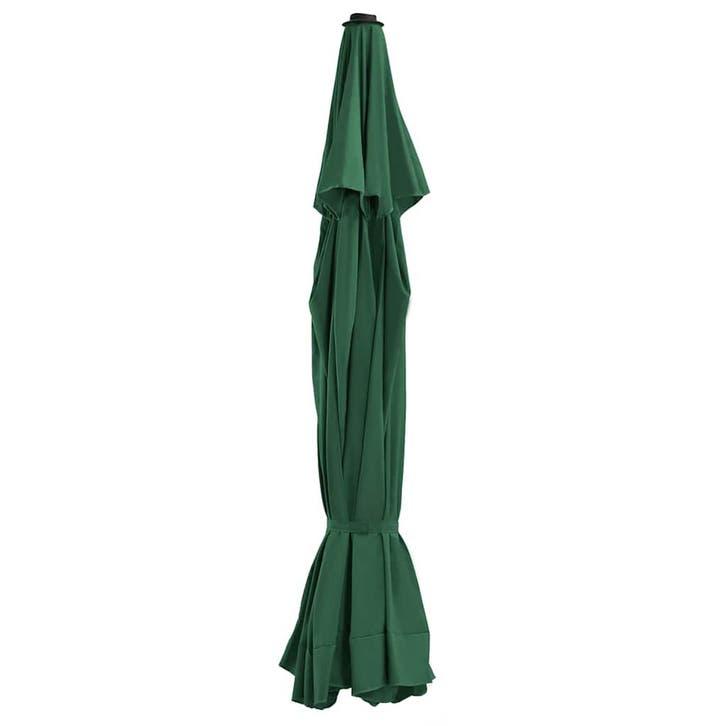 vidaXL Vervangingsdoek voor parasol 515 cm groen, Tuin en Terras, Parasols, Nieuw, Verzenden