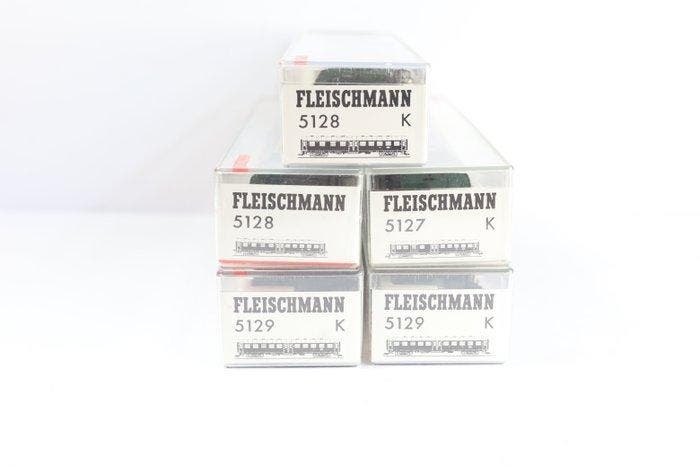Fleischmann H0 - 5127/5128/5129 - Modeltrein personenwagen, Hobby en Vrije tijd, Modeltreinen | H0