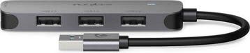 USB Hub met voeding - usb a hub - USB 3.2 Gen 1 - Grijs - Ne, Computers en Software, Verzenden, Nieuw