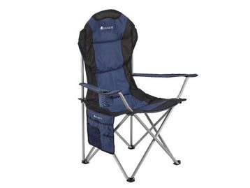 Veiling - Inklapbare Campingstoel / Vouwstoel Lido - Blauw, Caravans en Kamperen, Nieuw