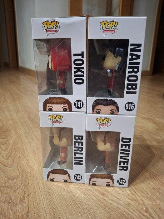 Funko - Funko Pop - La Casa de Papel - Tokio chase; Nairobi;, Antiquités & Art, Antiquités | Jouets