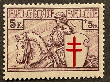 België 1934 - Volledige reeks ‘Ridder’ - OBP/COB 394/00, Gestempeld