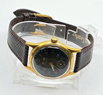 Invicta - Historische Armbanduhr Stahl/vergoldet - „Triple, Nieuw