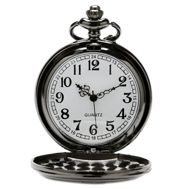 Fako - Zakhorloge - XXL - Geo - Ø 47mm - Zwart, Handtassen en Accessoires, Horloges | Heren, Verzenden