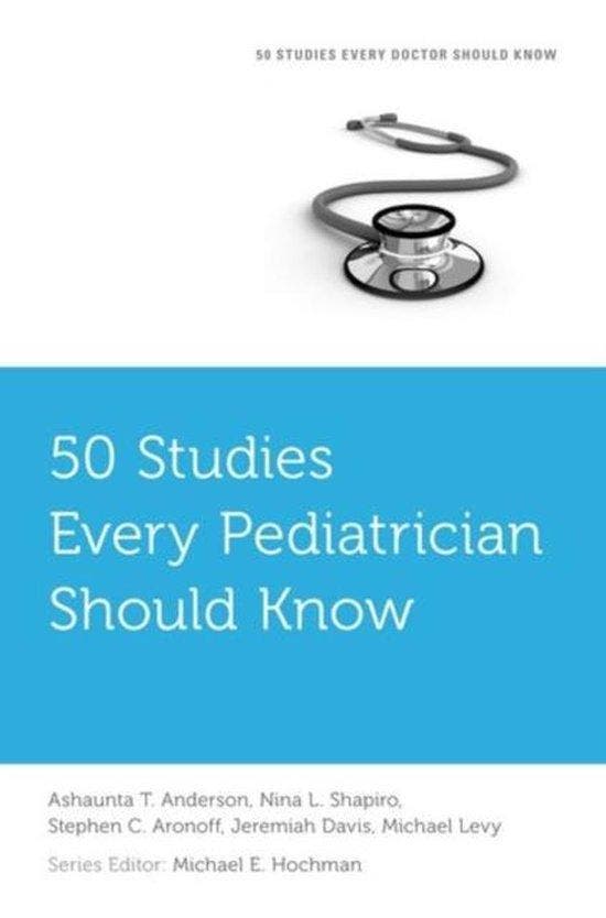 50 Studies Every Pediatrician Should Know 9780190204037, Boeken, Taal | Engels, Zo goed als nieuw, Verzenden
