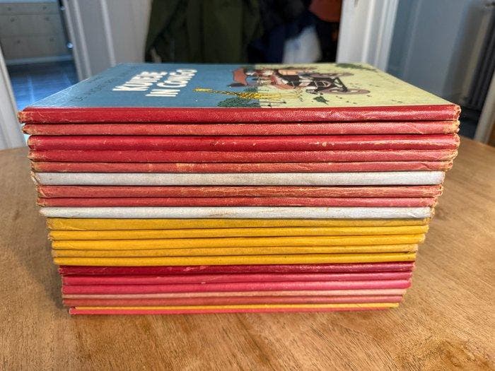 Kuifje - 1 t/m 22 + de Alfa kunst + Catalogus Ottens -, Livres, BD