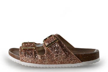 Colors of California Slippers in maat 40 Goud, Kleding | Dames, Schoenen, Slippers, Overige kleuren, Verzenden, Zo goed als nieuw