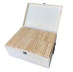 Houten speelgoed PLAYBRIX 500 stuks, NIEUW in een mooie kist, Ophalen of Verzenden, Nieuw, Bouwen