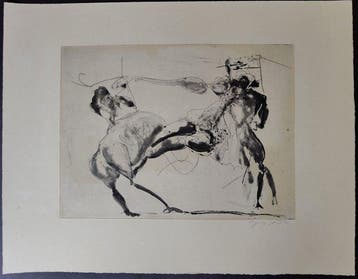 Heinz Knoke (1922–1991) - Man and Horse