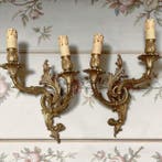 Applique murale (2) - bronze doré - H : 40 cm