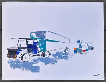 Jean-Pierre Collin (1935-2025) - Camion et Voiture, Antiquités & Art