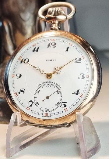 Robert ROB. Hansson palum - Excellent Swiss pocket watch -