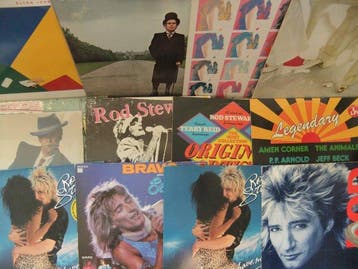 Elton John, Rod Stewart, Cat Stevens - 17 Albums - Diverse
