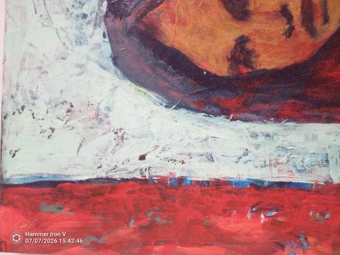 Robert Iowiecki - Kobieta portret, Antiek en Kunst, Kunst | Schilderijen | Modern