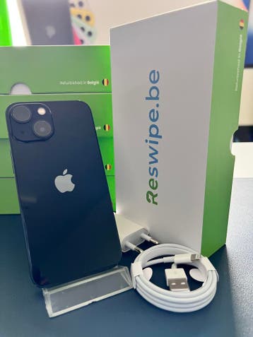 iPhone 13 Mini 128GB 256GB 512GB Zwart+ 3 Jaar garantie, 128 GB, Zwart, Ophalen of Verzenden, Zo goed als nieuw