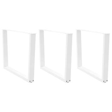 vidaXL Eettafelpoten 3 st V-vormig 100x(72-73,3) cm staal, Verzenden, Nieuw