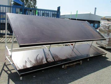 Groentestelling B350 x D128 x H138cm, zonder spiegel