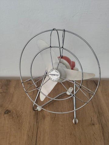 fournitec Elektrische ventilator - Gechromen metaal