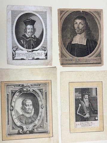 artisti vari - Ritratti di personaggi dal 1500-1700