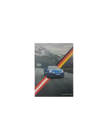 2018 ALPINE A110 ROADTRIP GERMANY | AUSTRIA BROCHURE, Nieuw