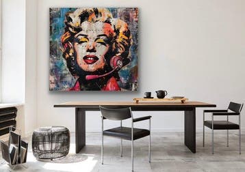 ERIC BRUMETTE - ALLO MARILYN - Toile L