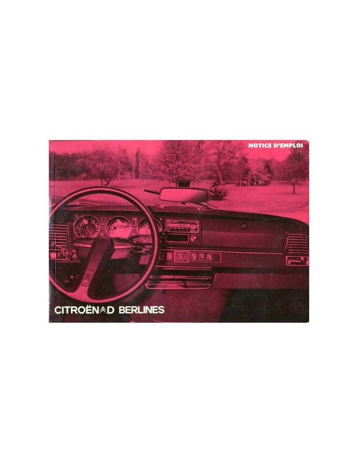1972 CITROEN D DS SUPER SPECIAL INSTRUCTIEBOEKJE FRANS, Auto diversen, Handleidingen en Instructieboekjes, Ophalen of Verzenden