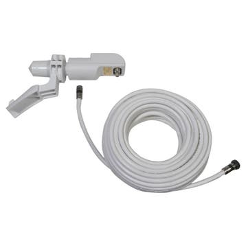 Travel Vision R6/7 65cm single TWIN LNB + houder en kabel, Ophalen of Verzenden
