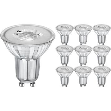 Dimbare GU10 LED Spot - 10 Pack - 6W Warm Wit Licht - Velval, Verzenden, Nieuw