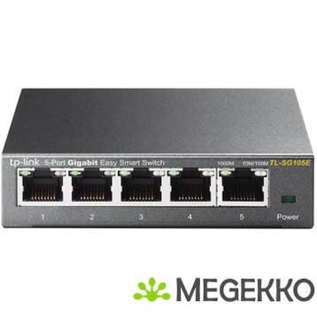 TP-Link 5-Port Gigabit TL-SG105E, Informatique & Logiciels, Verzenden