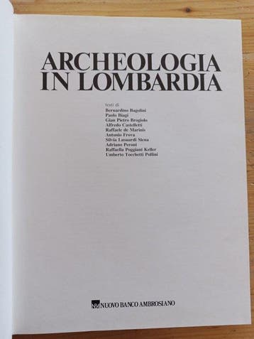 Archeologia in Lombardia – Silvana Editoriale per Nuovo