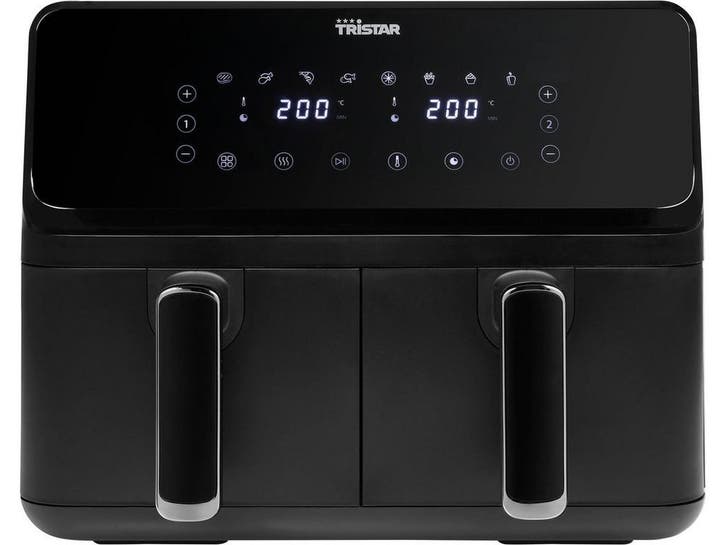 Tristar FR-9026 - Dubbele Airfryer XXL - 2x4L - 8, Elektronische apparatuur, Airfryers, Zo goed als nieuw, Verzenden