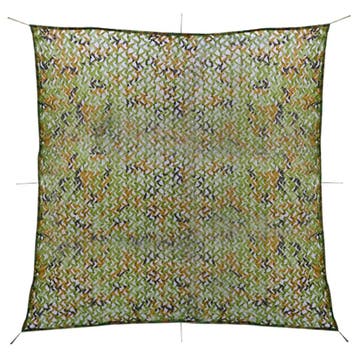 vidaXL Camouflagenet met opbergtas 5x5 m groen, Verzenden, Nieuw