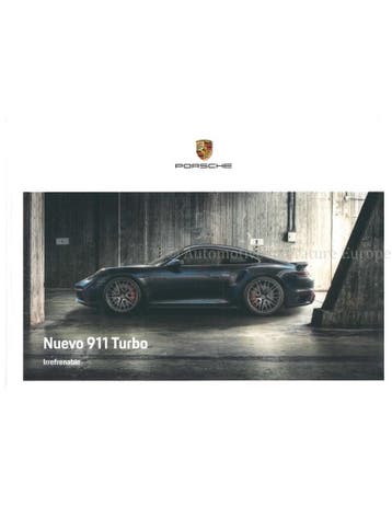2021 PORSCHE 911 TURBO S HARDCOVER BROCHURE SPAANS, Ophalen of Verzenden